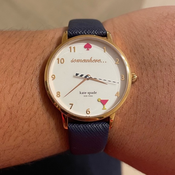 Kate Spade NY Navy Leather Watch